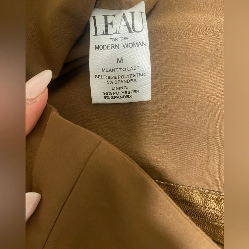 Leau Clothing Bali bustier corset top- Brown, US M - Picture 11 of 11